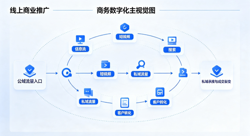 富拉尔基区线上商业推广怎么做？全域流量闭环搭建与低成本转化实战指南
